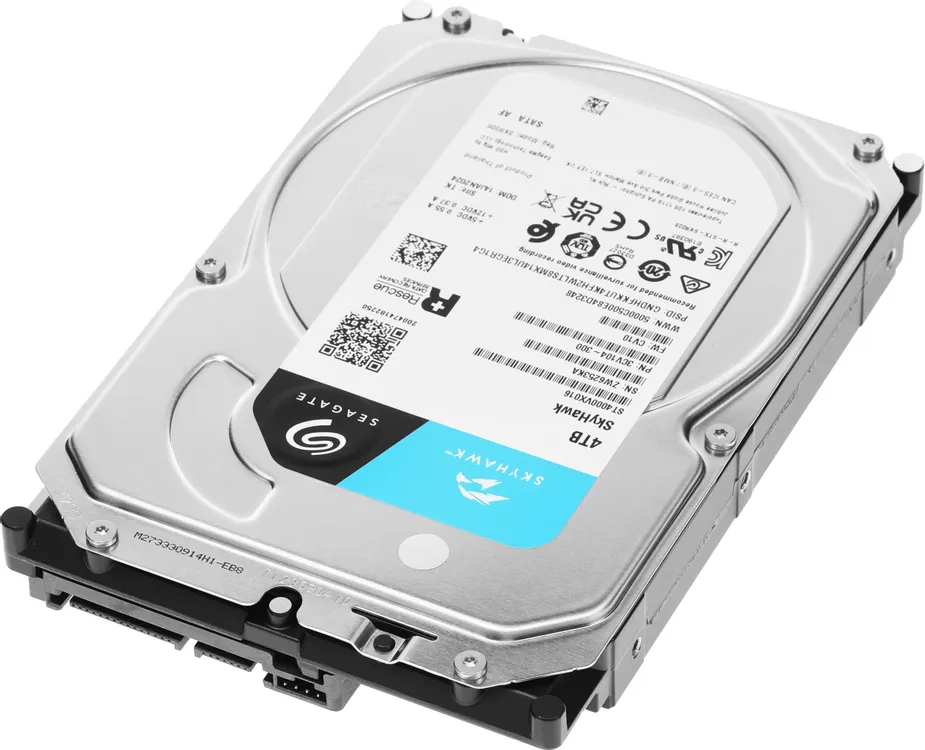 Жесткий диск Seagate Skyhawk ST4000VX016, 4ТБ, HDD, SATA III, 3.5"