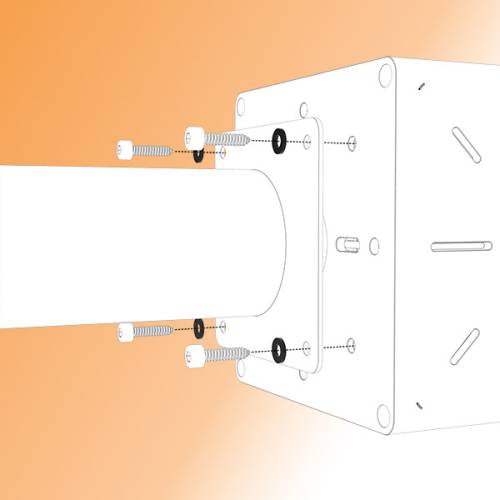 Набор нейлоновых шайб М4 (4 шт)